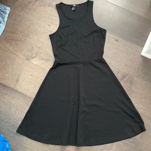 A line black dress